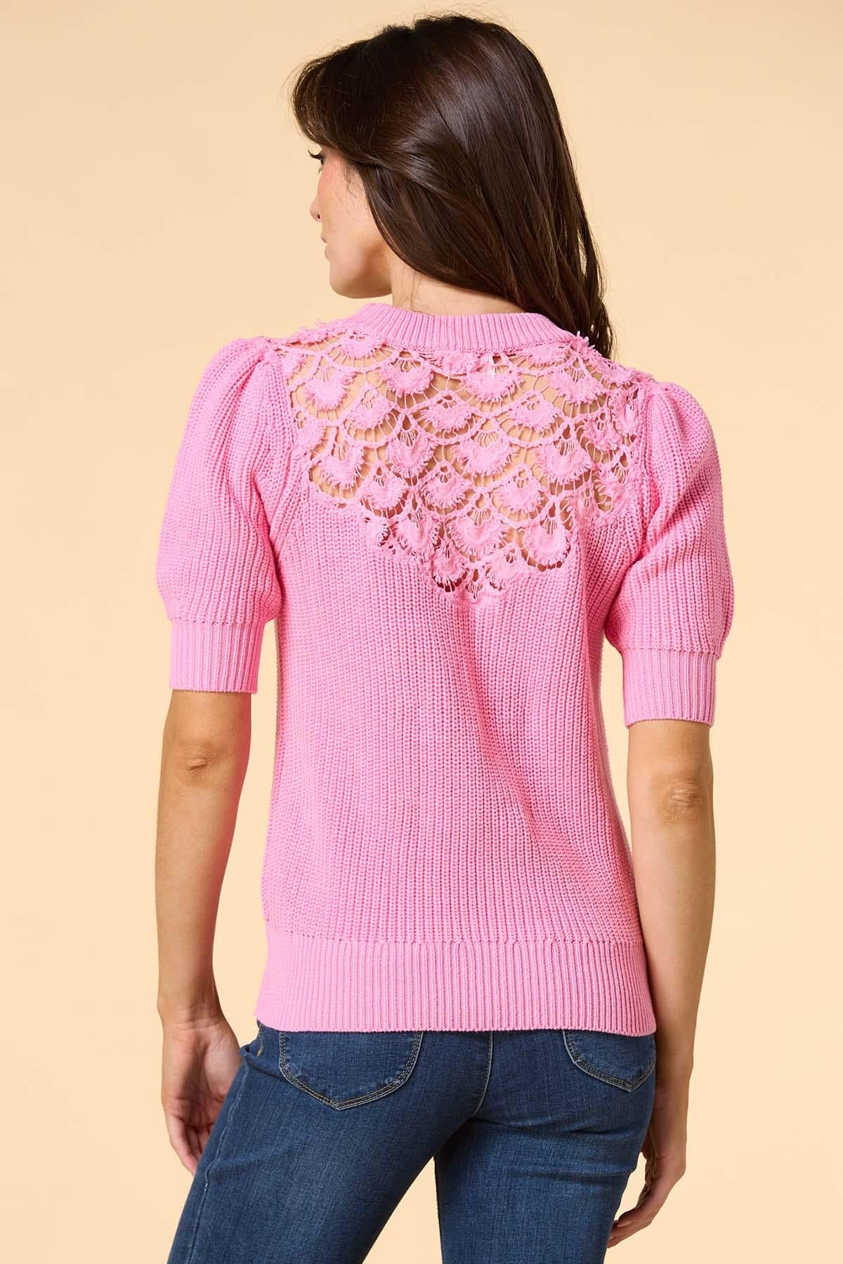 Versona showgirl style sweater PINK