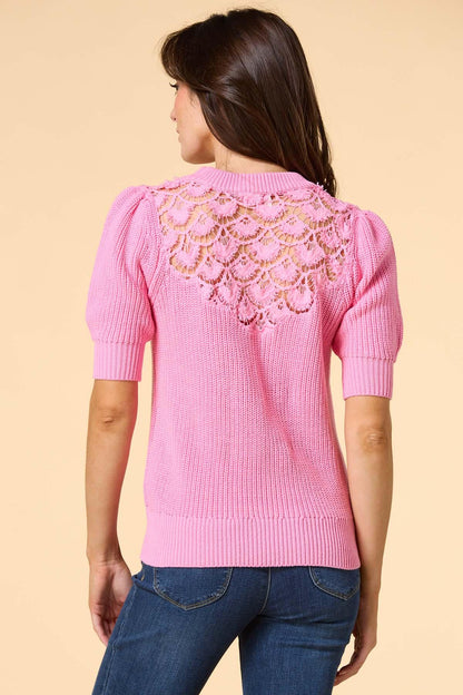 Versona showgirl style sweater PINK