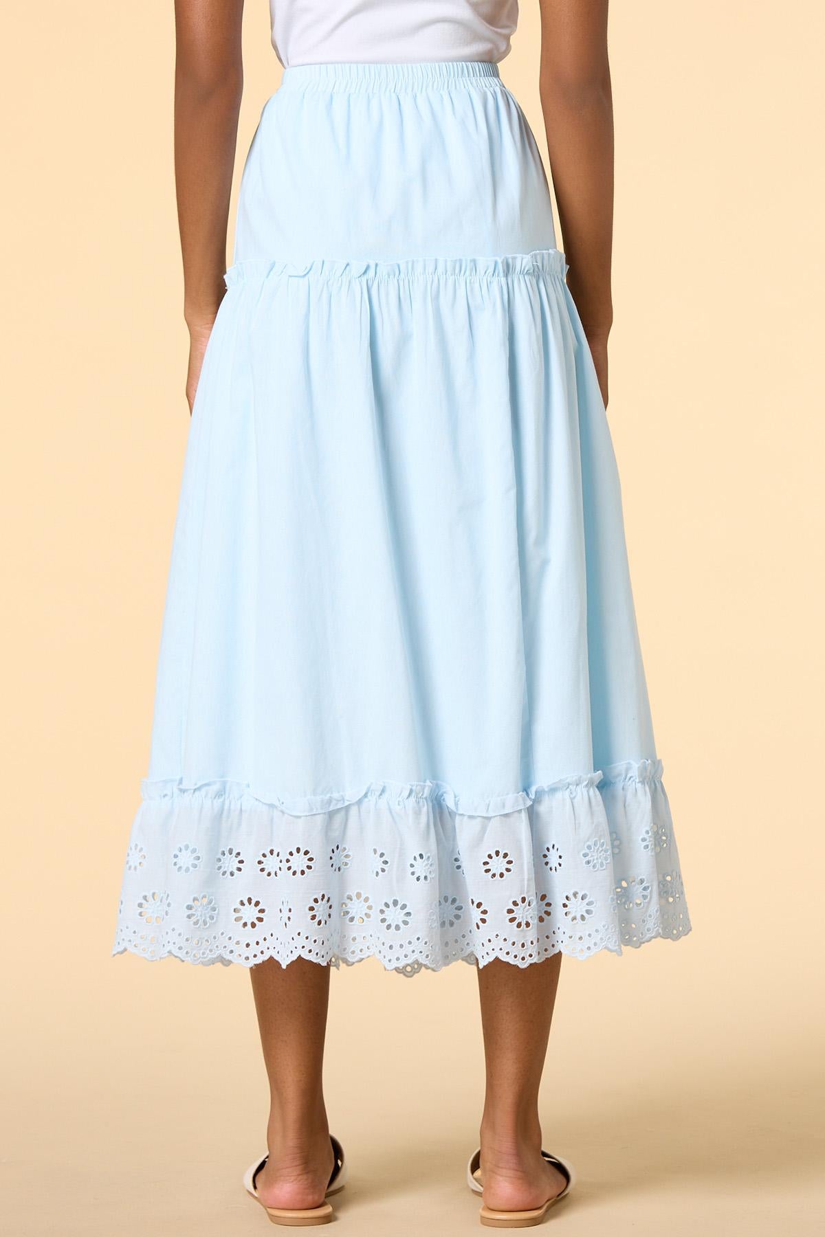 Versona flying high maxi skirt HEATHER