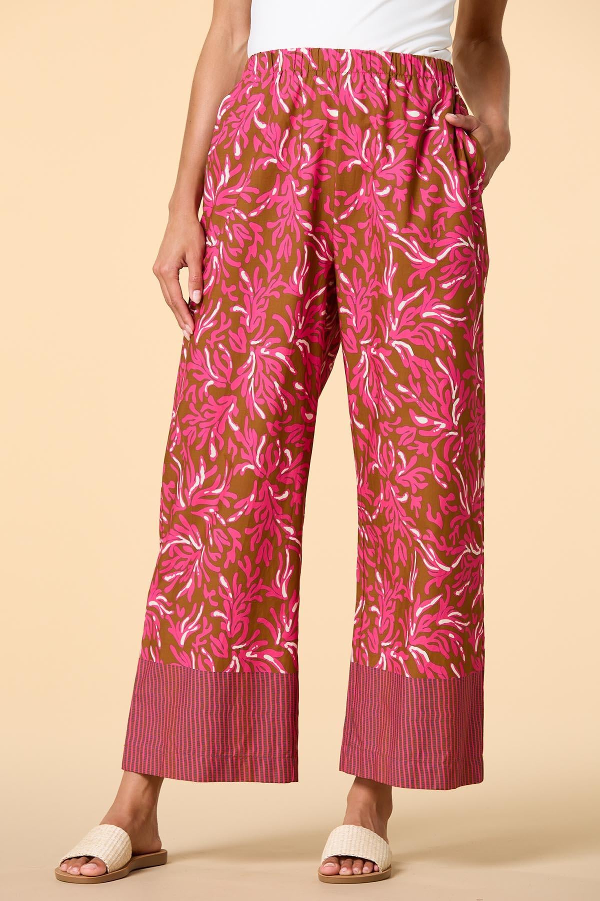 Versona bold type pants POWER_PURPLE