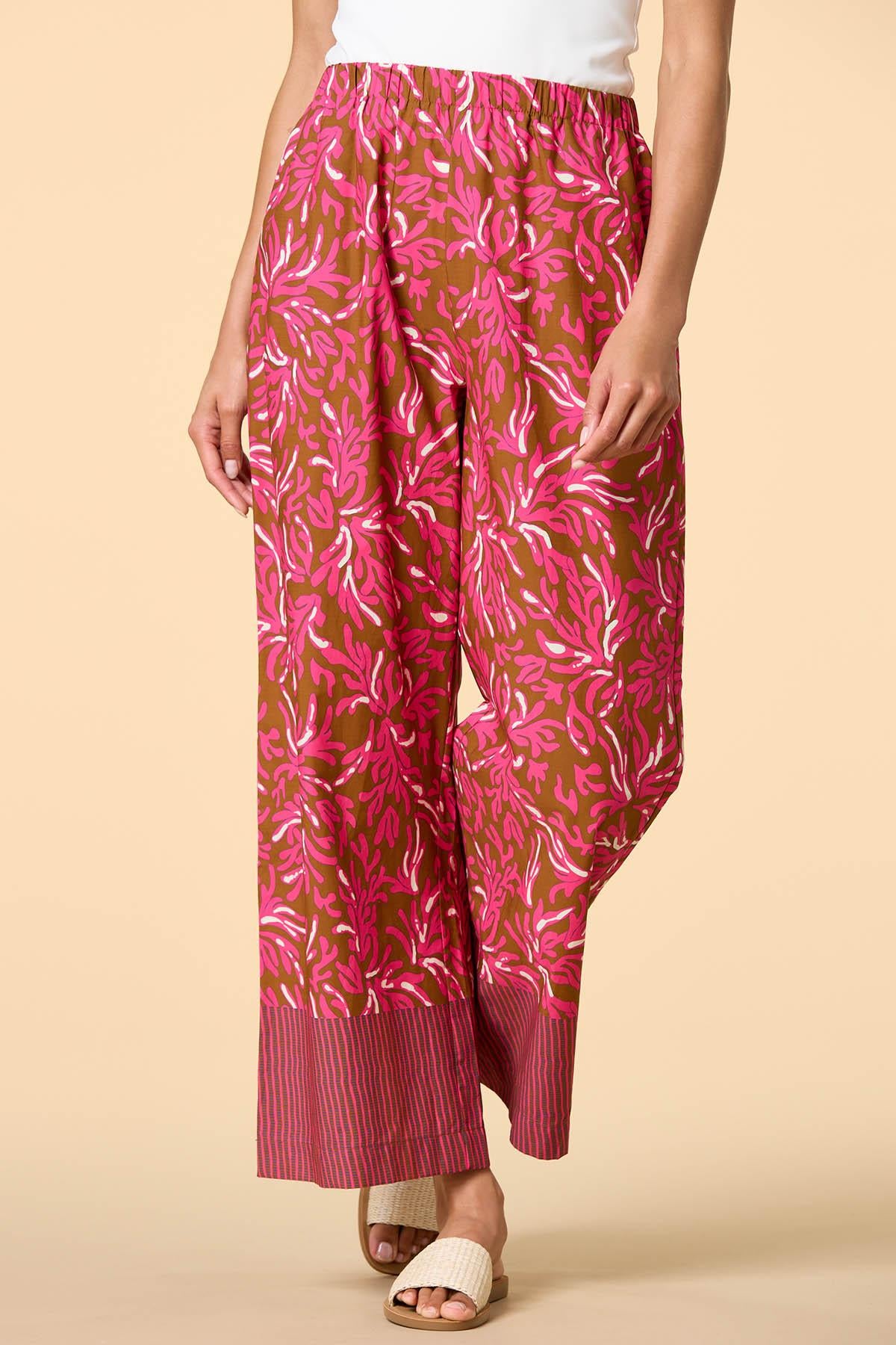 Versona bold type pants POWER_PURPLE