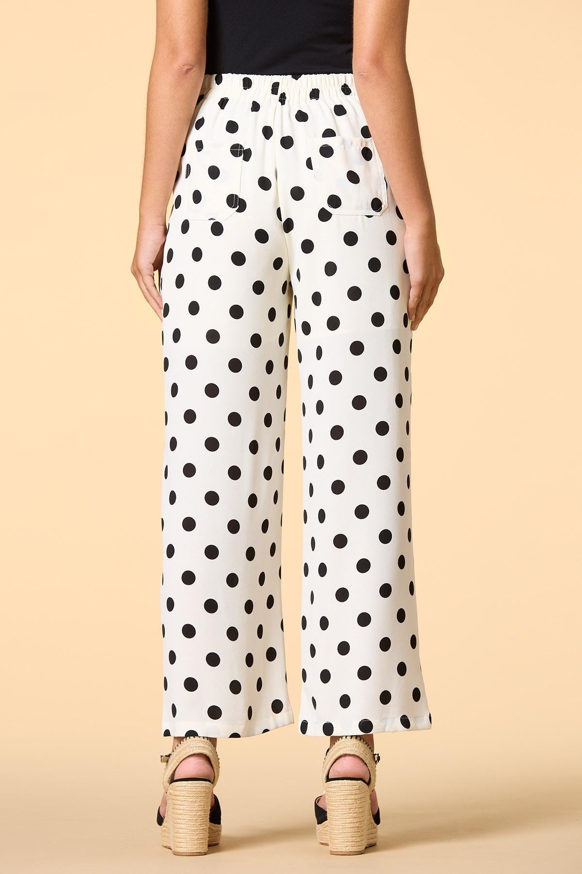 Versona find a spot pants BLACK_WHITE_PATTERN