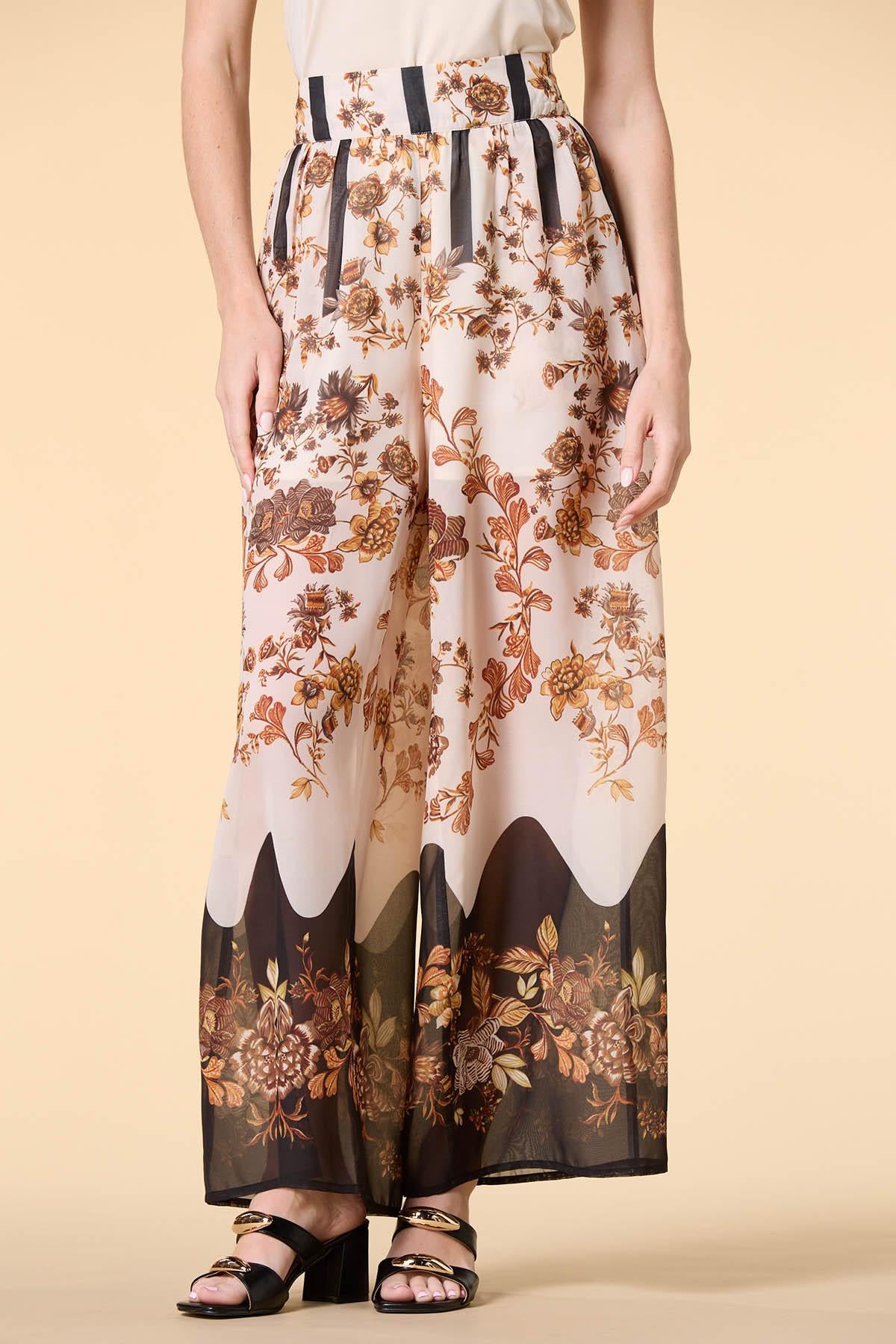 Versona sheer sunshine pants WHITE_MULTI