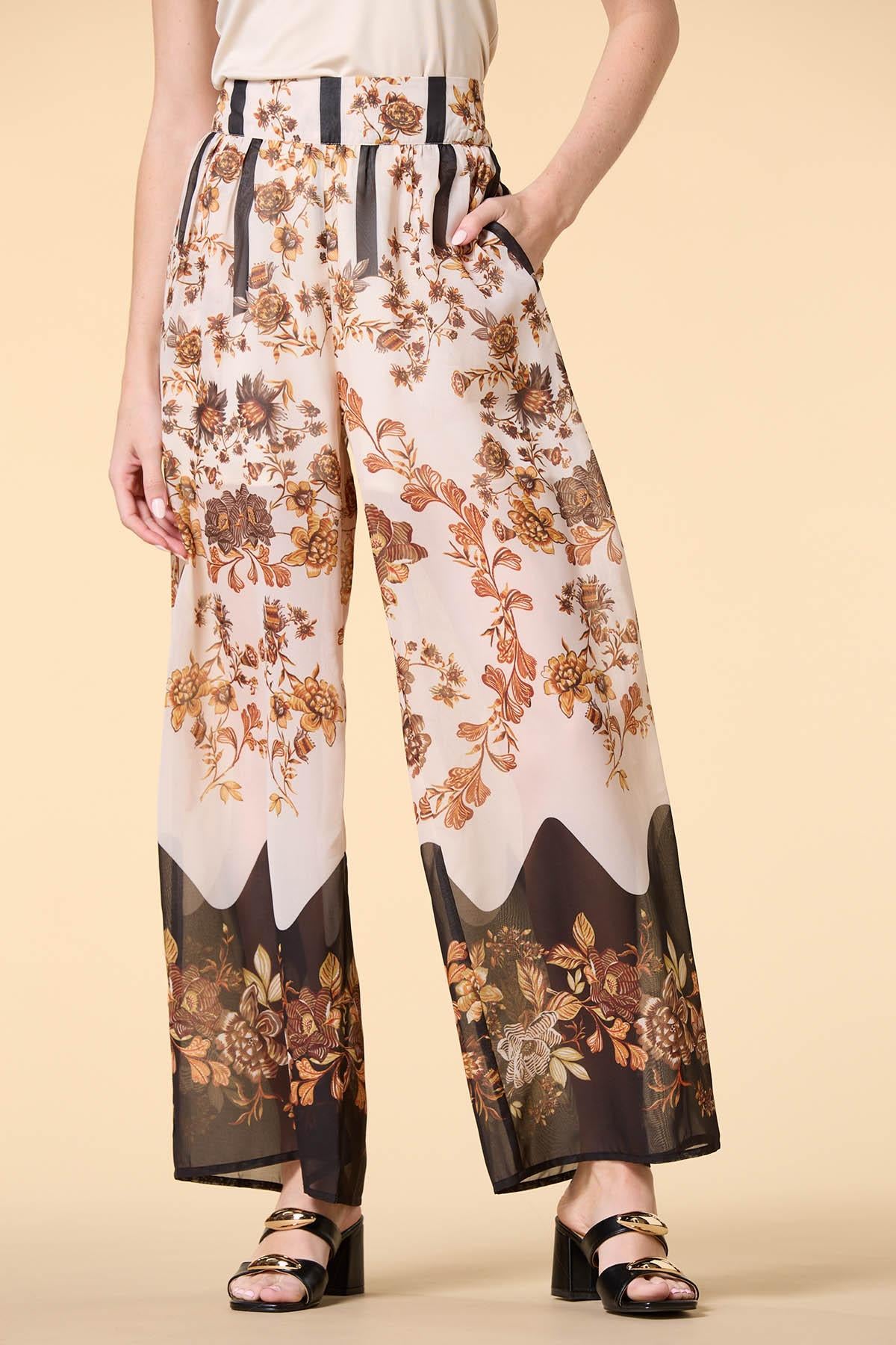 Versona sheer sunshine pants WHITE_MULTI