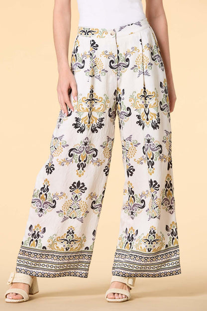 Versona over the border pants WHITE_MULTI