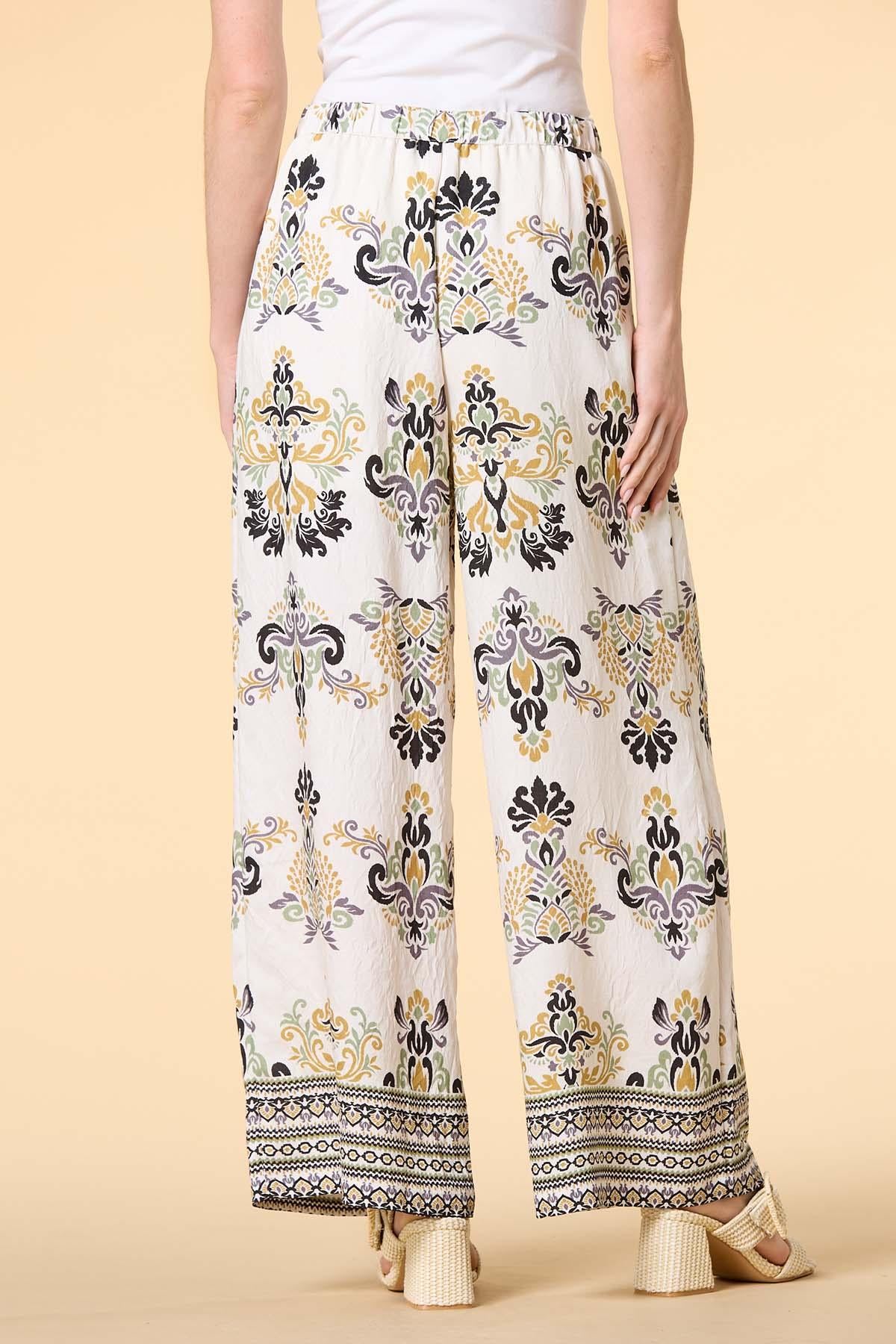 Versona over the border pants WHITE_MULTI