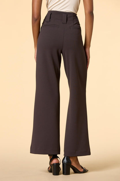 Versona petite daily drive ponte pants- espresso ESPRESSO