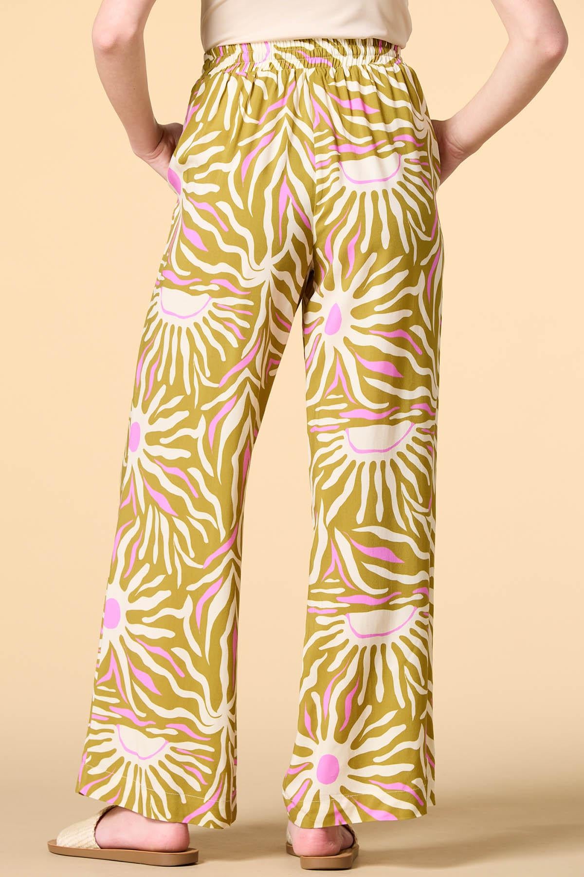 Versona tuscan sun pants GREEN_MULTI