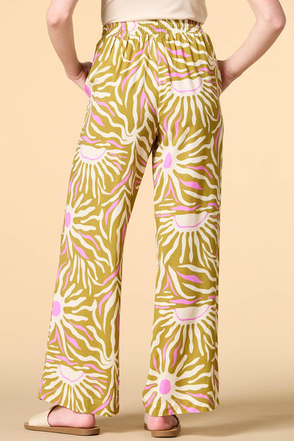 Versona tuscan sun pants GREEN_MULTI