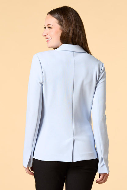 Versona petite office culture blazer WHITE_ALYSSUM