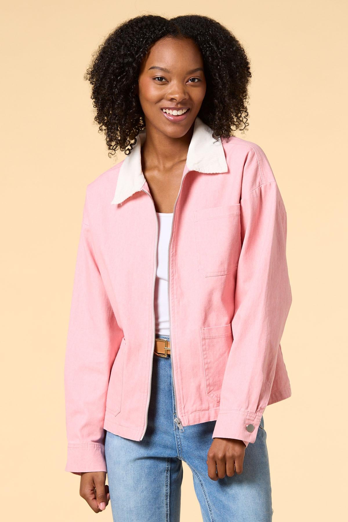 Versona for the girls barn jacket PINK