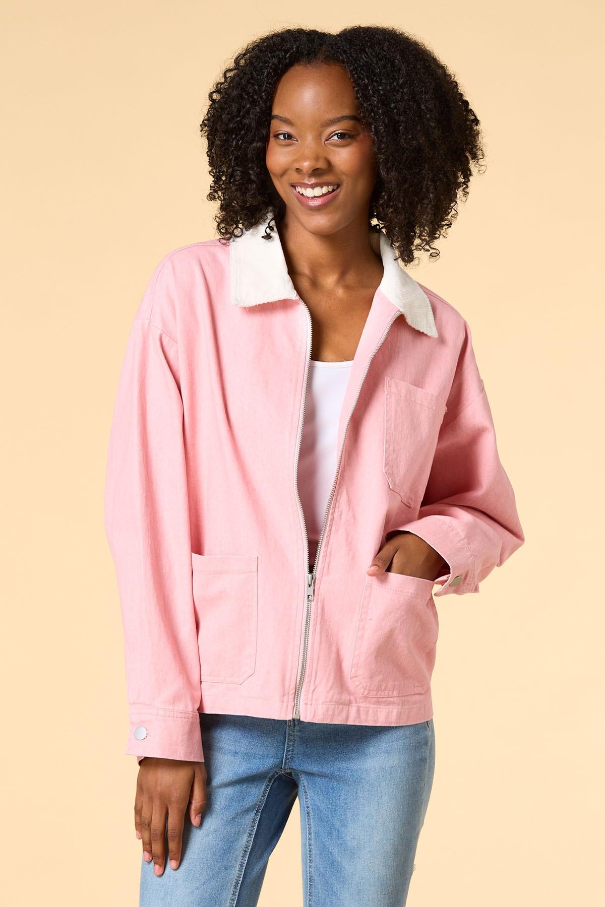 Versona for the girls barn jacket PINK