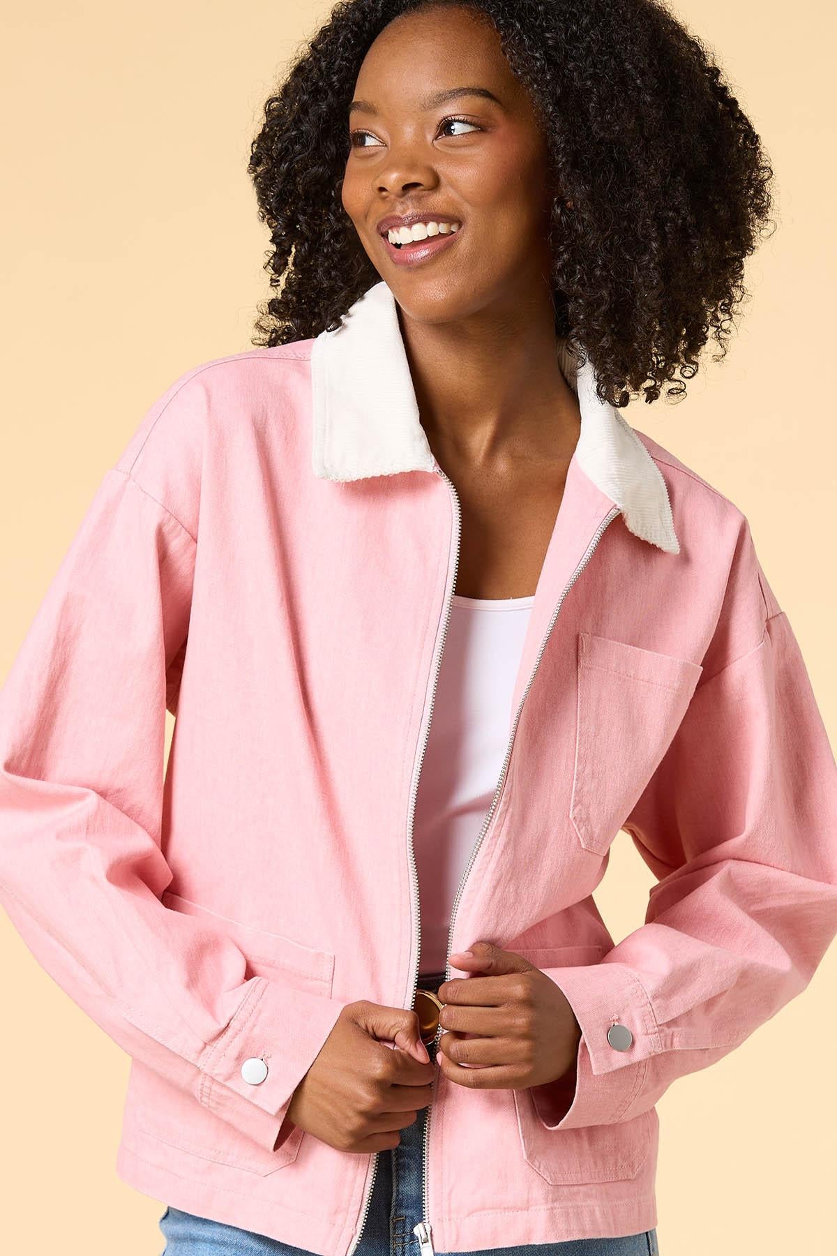 Versona for the girls barn jacket PINK