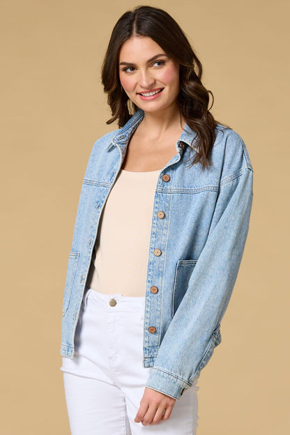 Versona come and go denim jacket MEDIUM_WASH_DENIM