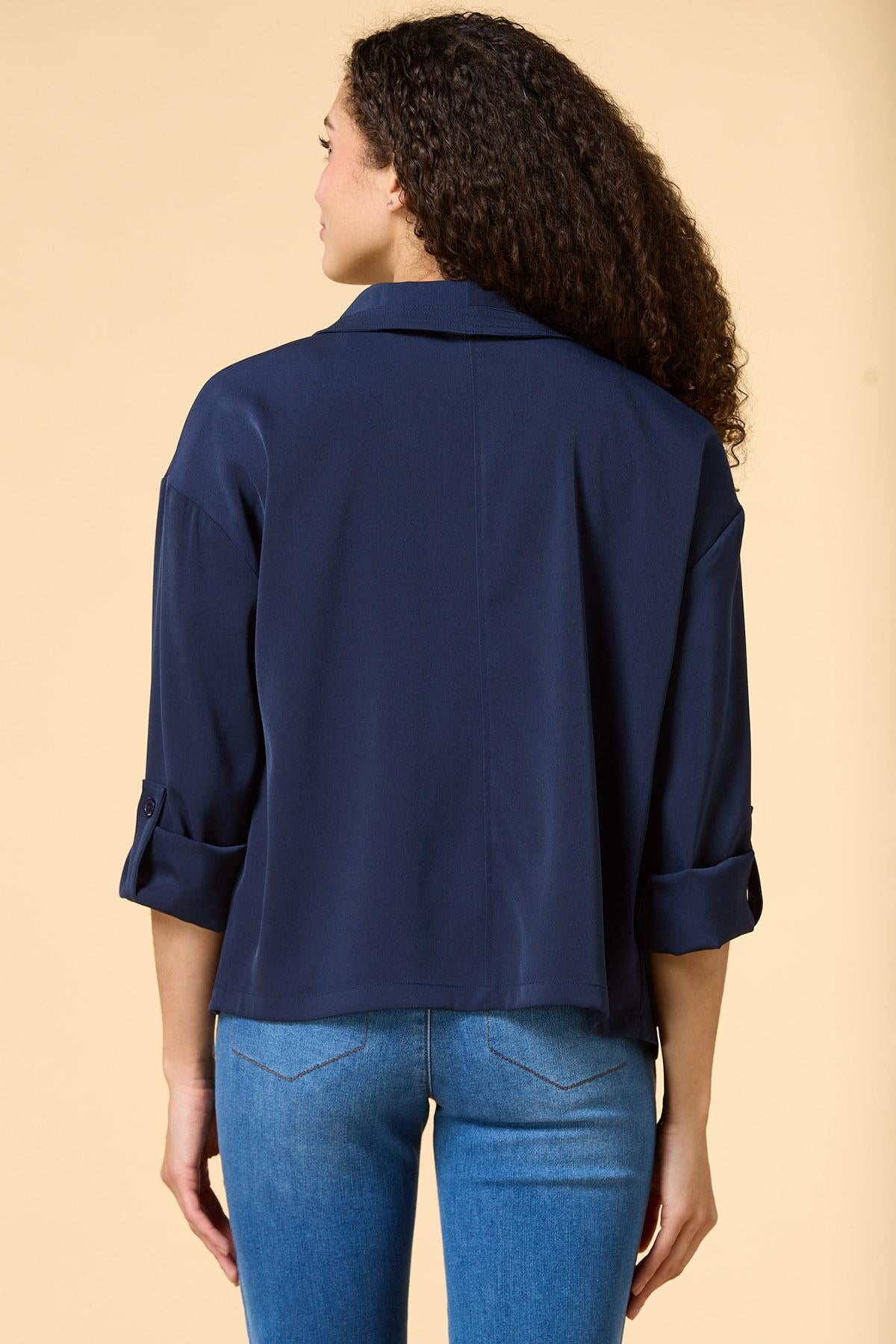 Versona twill ride jacket NAVY_BLAZER