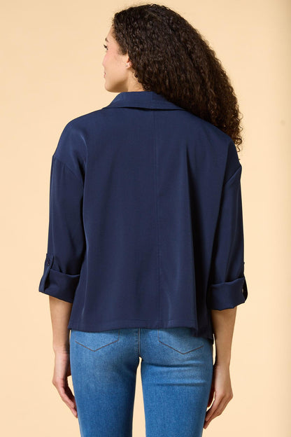Versona twill ride jacket NAVY_BLAZER