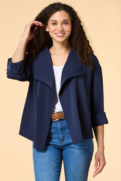 Versona twill ride jacket NAVY_BLAZER