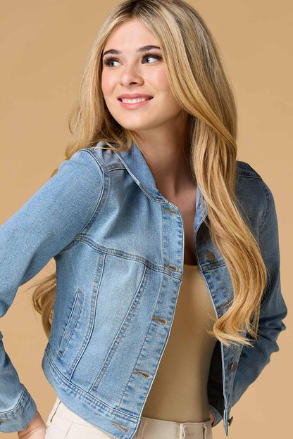 Versona the basics denim jacket MEDIUM_WASH_DENIM