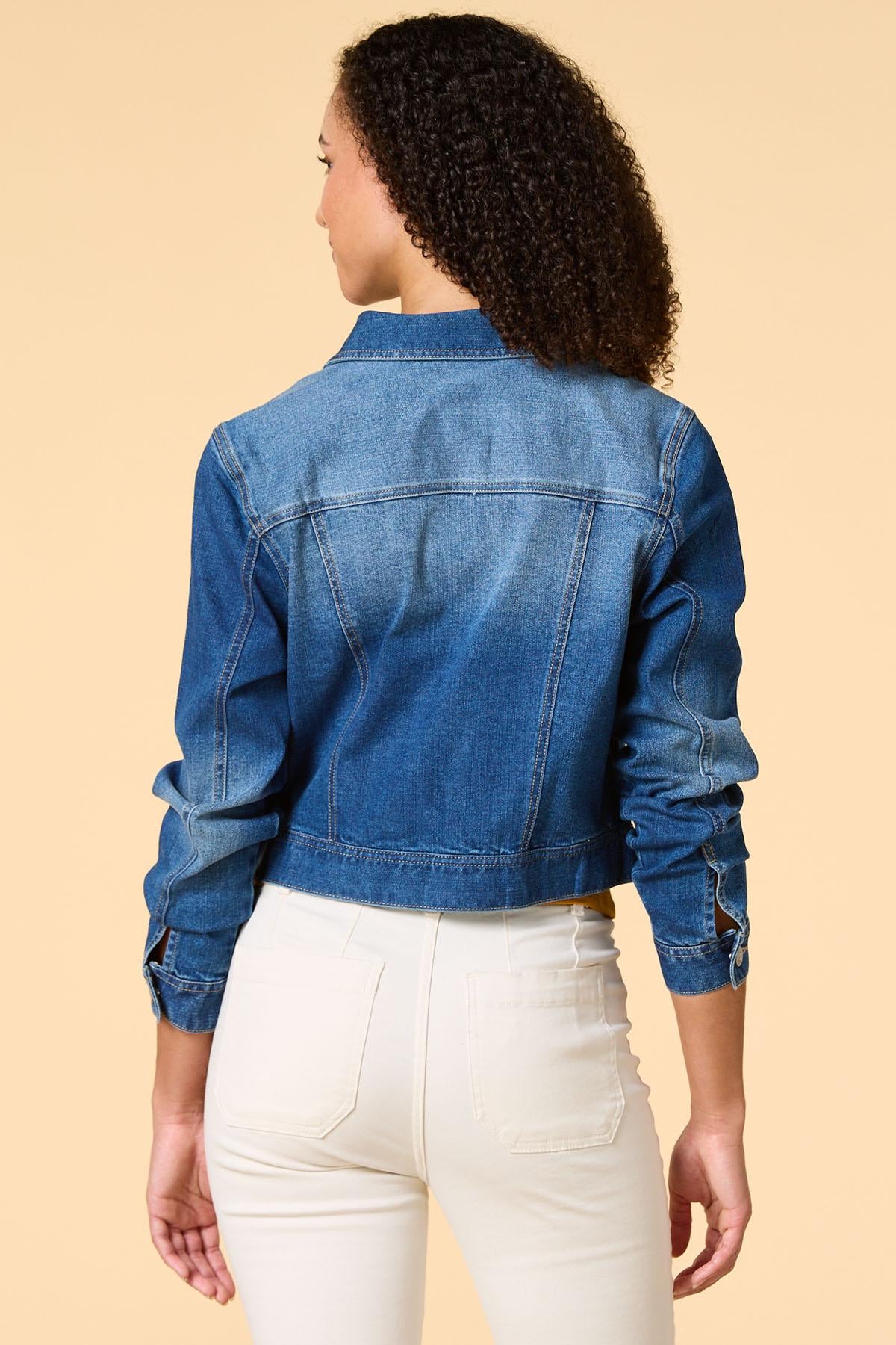 Versona the basics denim jacket MEDIUM_WASH_DENIM