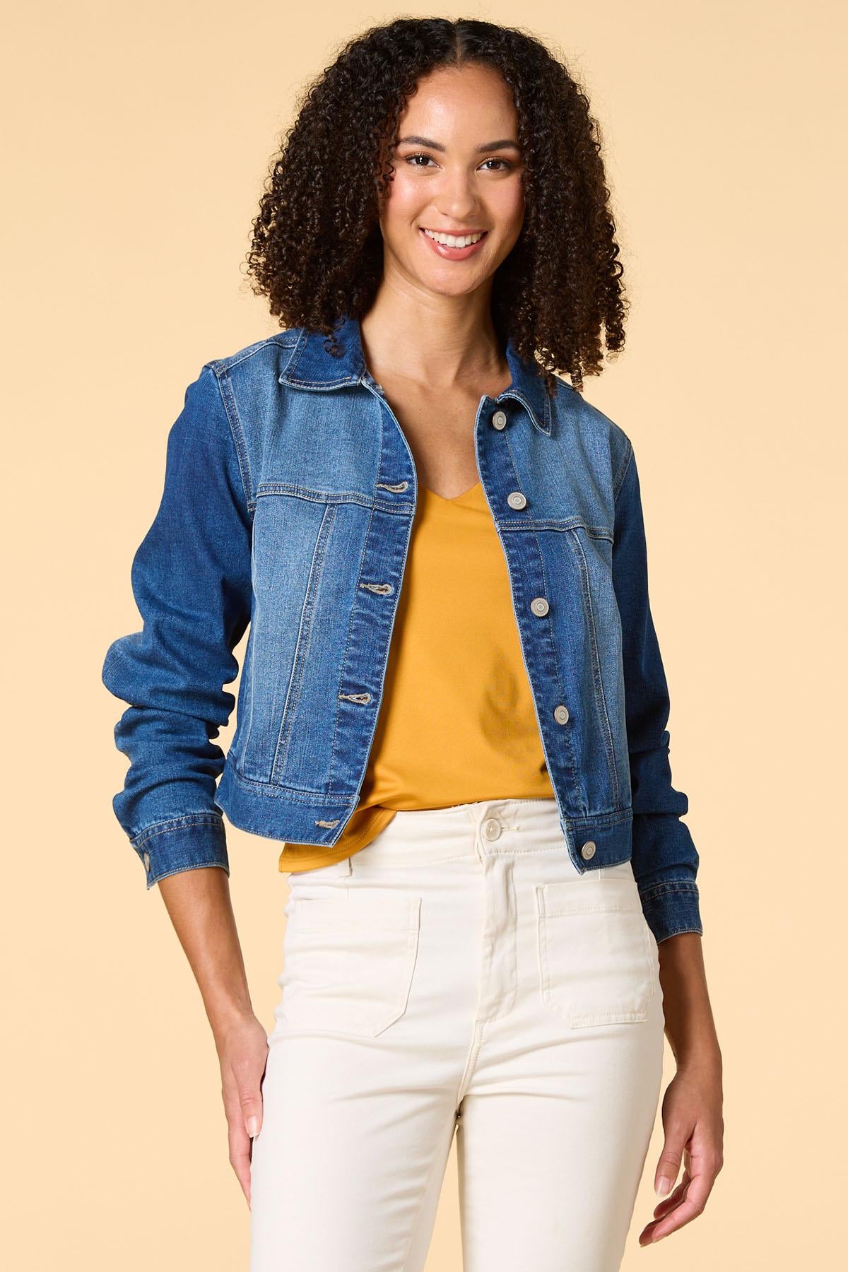 Versona the basics denim jacket MEDIUM_WASH_DENIM