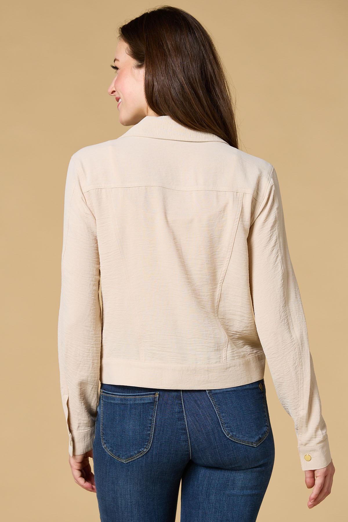 Versona light and breezy utility jacket GREEN