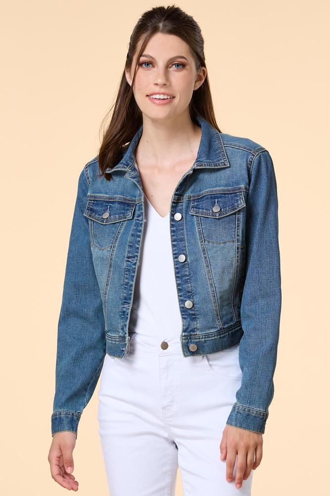 Versona time and time again denim jacket WHITE_DENIM