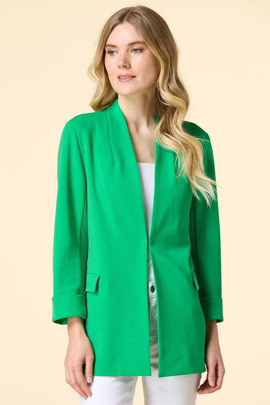 Versona crepe awakening blazer WHITE_ALYSSUM