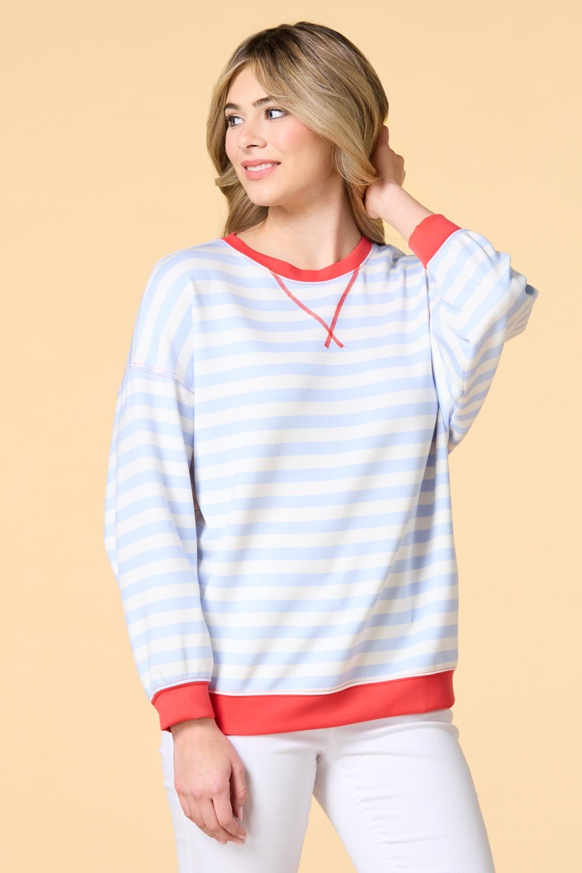 Versona take a hike sweatshirt BLUE_MULTI
