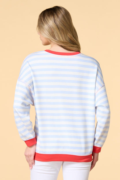 Versona take a hike sweatshirt BLUE_MULTI