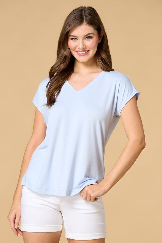 Versona simply solid top BROWN_SUGAR