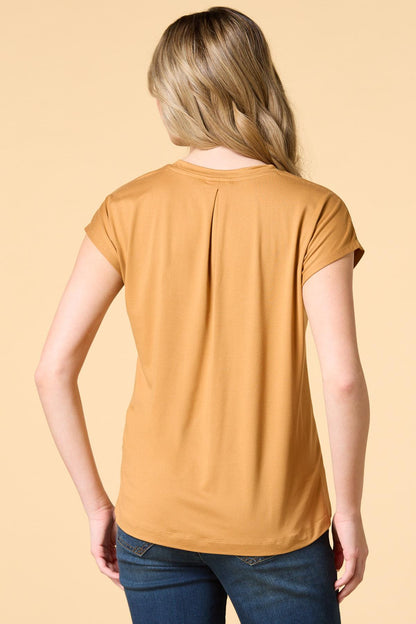 Versona simply solid top BROWN_SUGAR