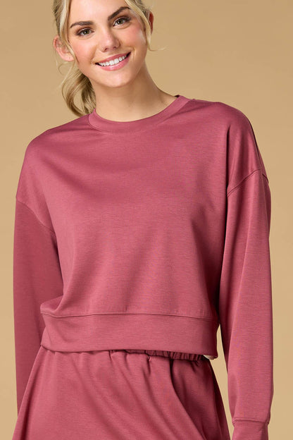 Versona rose tinted glasses pullover