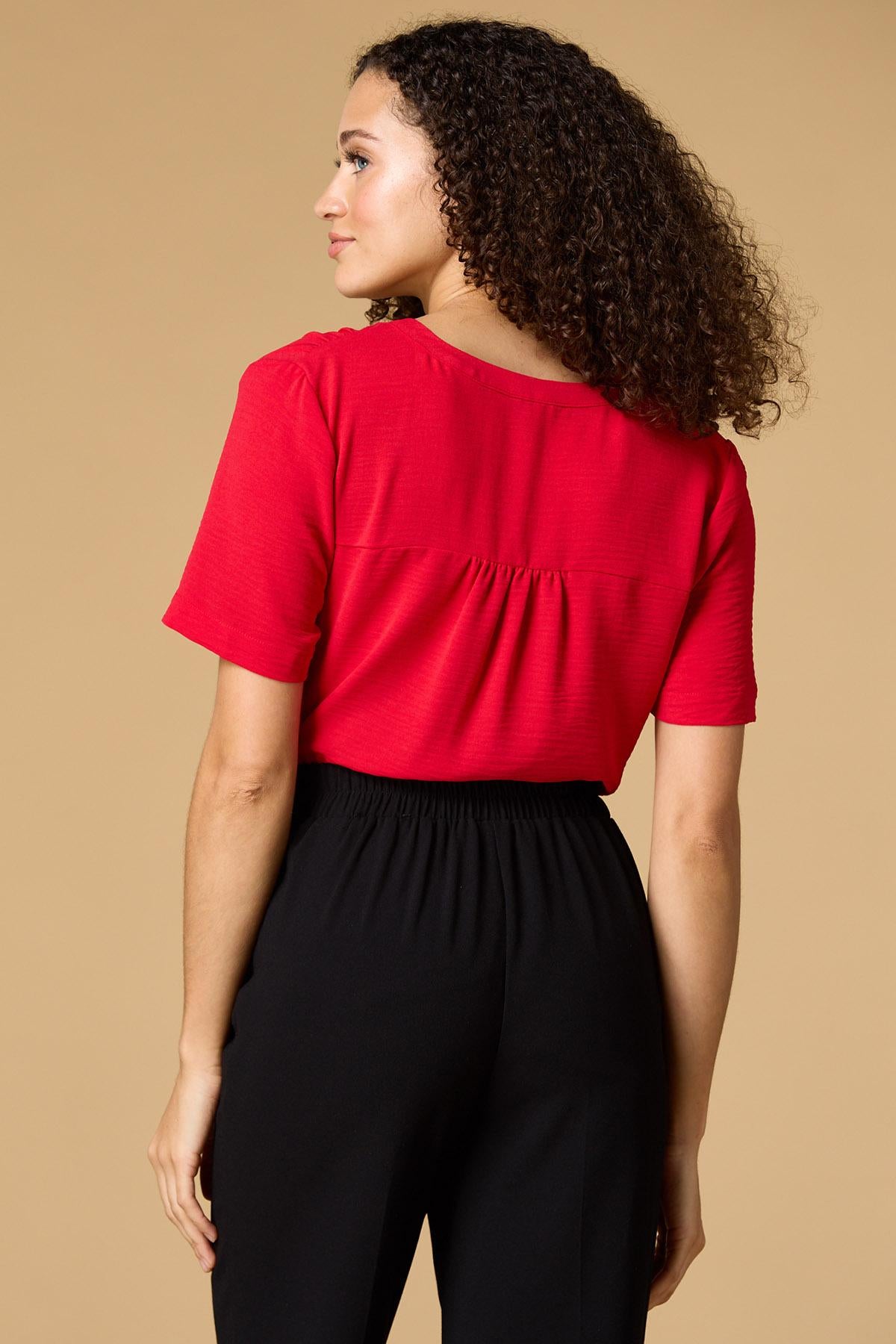 Versona petite outside the box blouse SHADOW