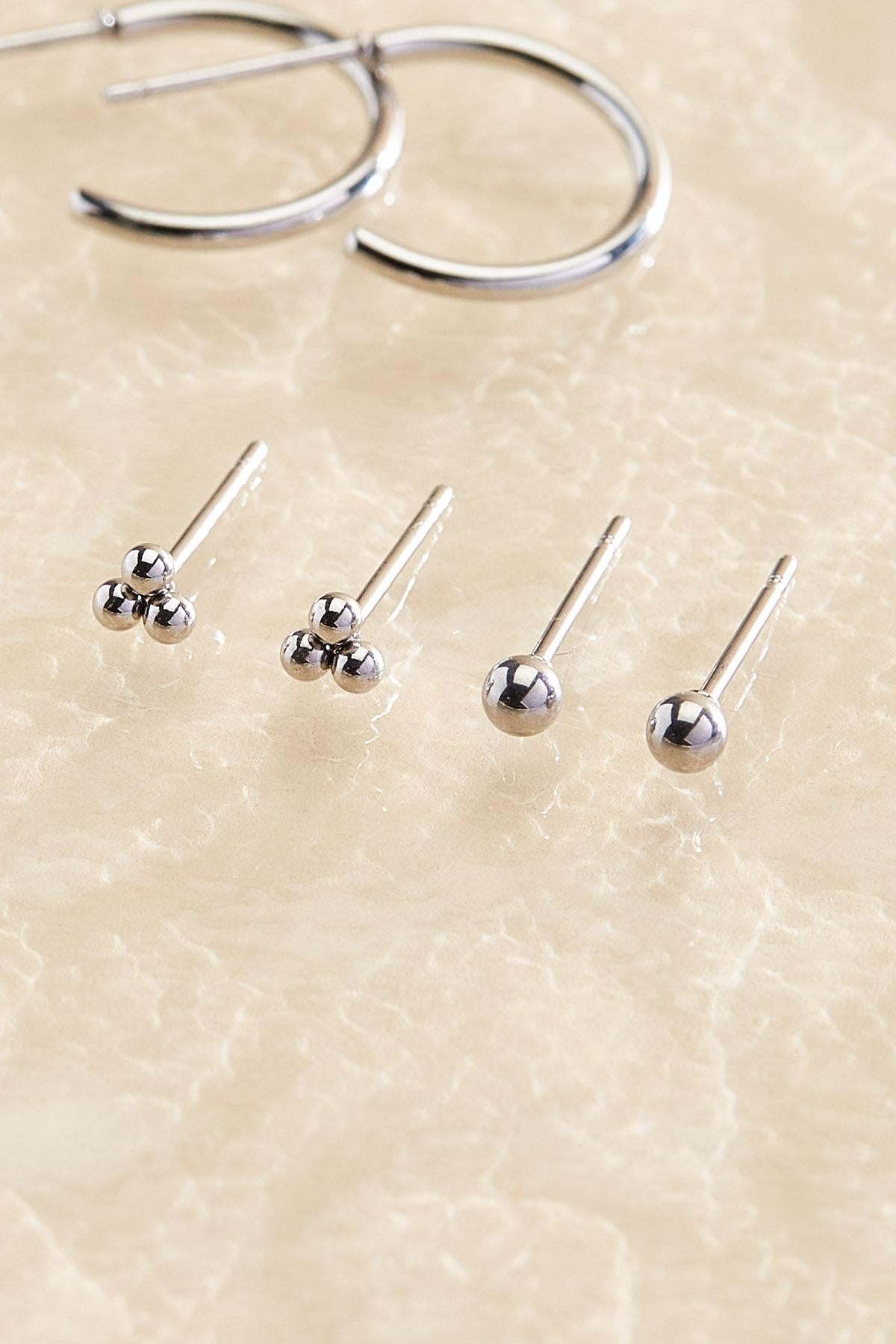Versona waterproof everyday earrings set GOLD