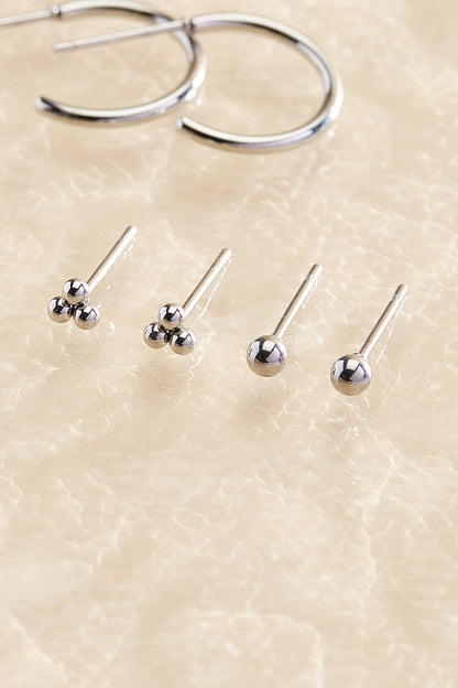 Versona waterproof everyday earrings set GOLD