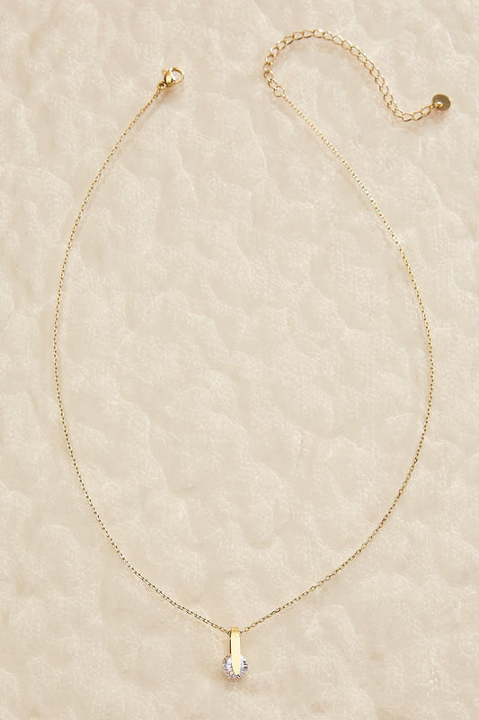 Versona waterproof fidget spinner necklace GOLD