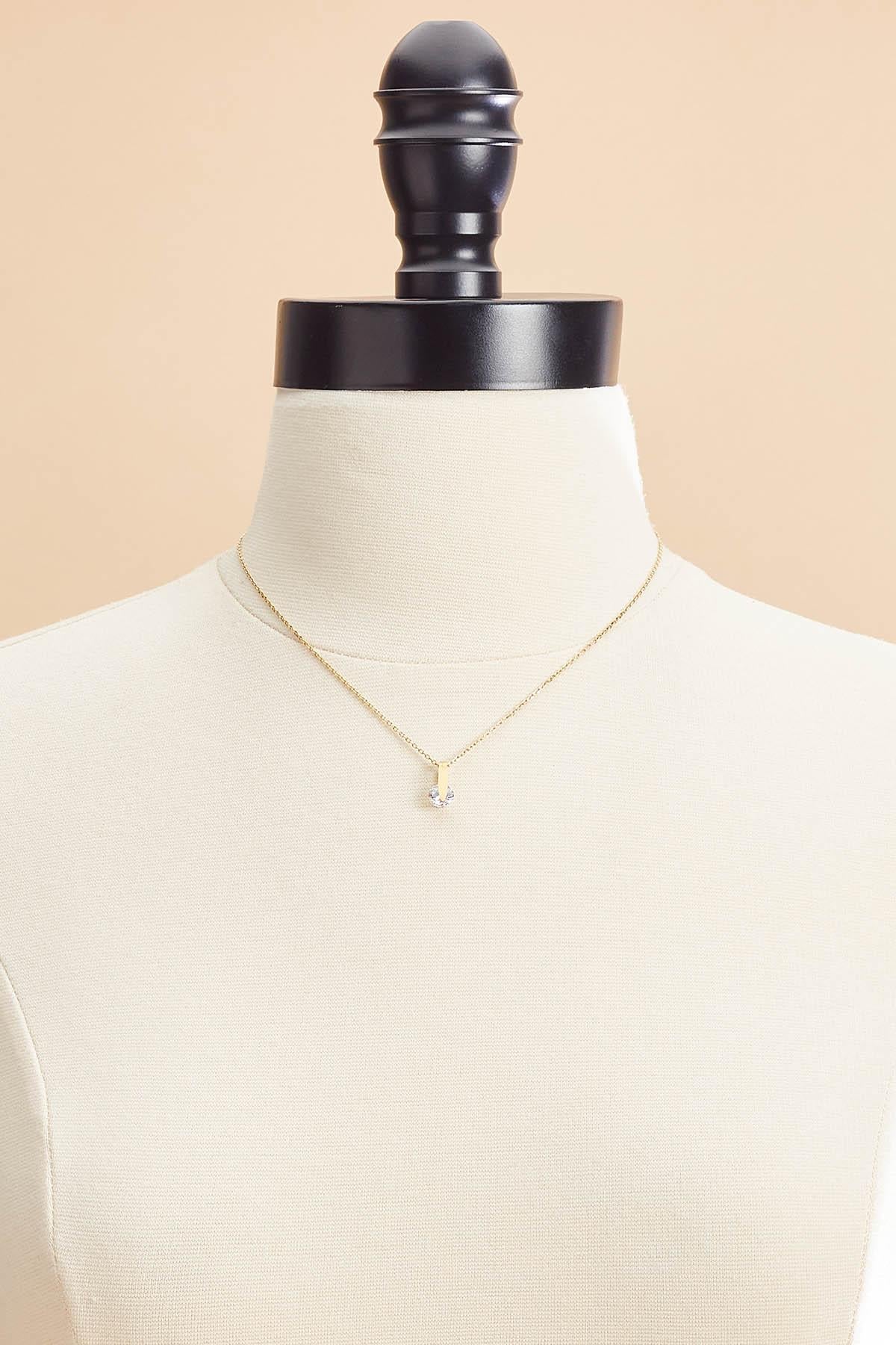 Versona waterproof fidget spinner necklace GOLD