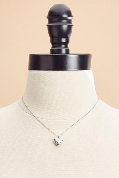 Versona waterproof heart locket necklace GOLD