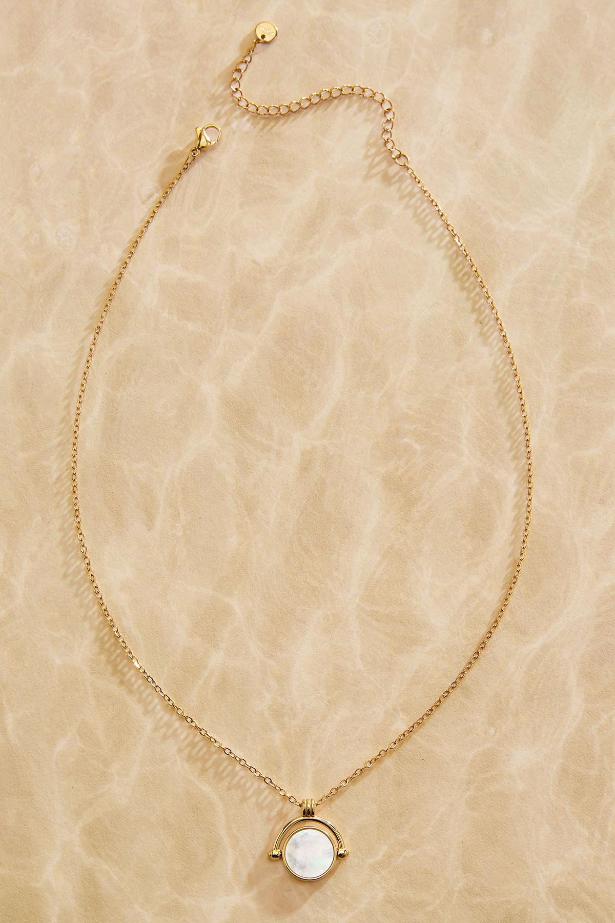 Versona waterproof fidget pendant necklace GOLD