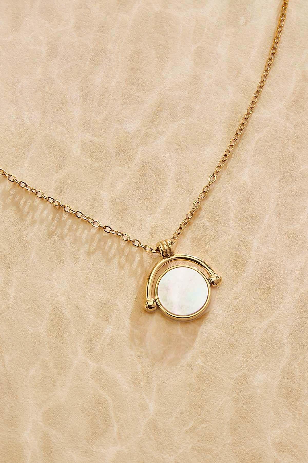 Versona waterproof fidget pendant necklace GOLD