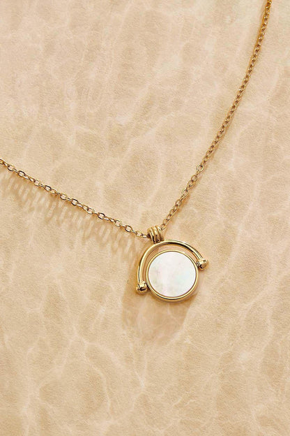 Versona waterproof fidget pendant necklace GOLD