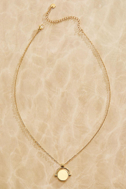 Versona waterproof fidget pendant necklace GOLD