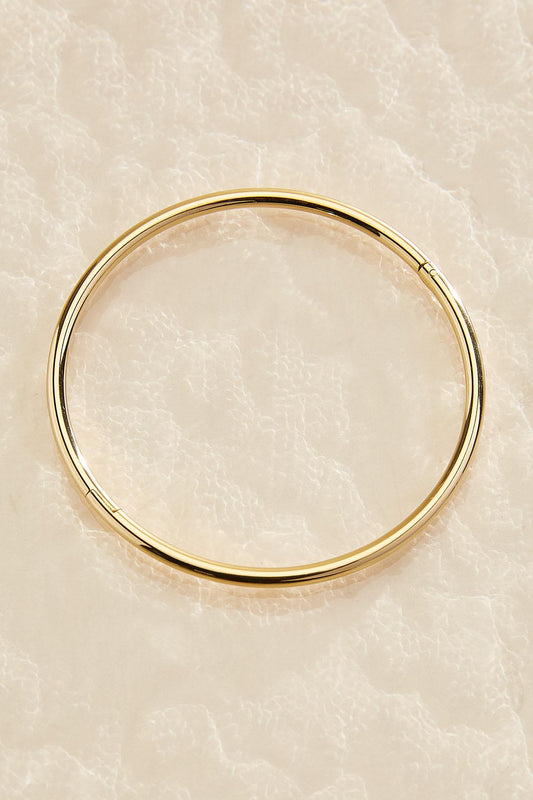 Versona waterproof smooth bangle bracelet GOLD