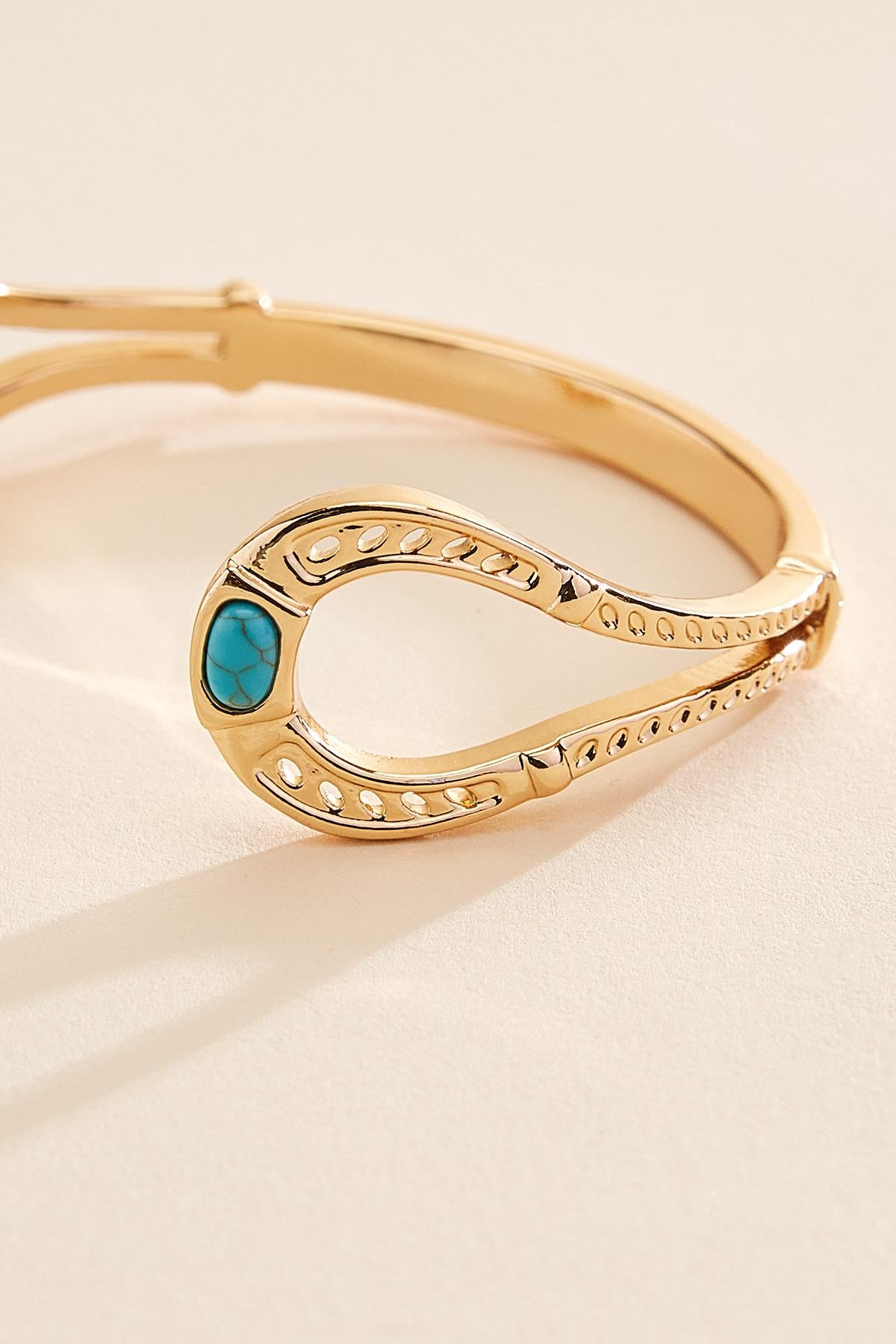 Versona turquoise horseshoe cuff bracelet RIO_TURQ