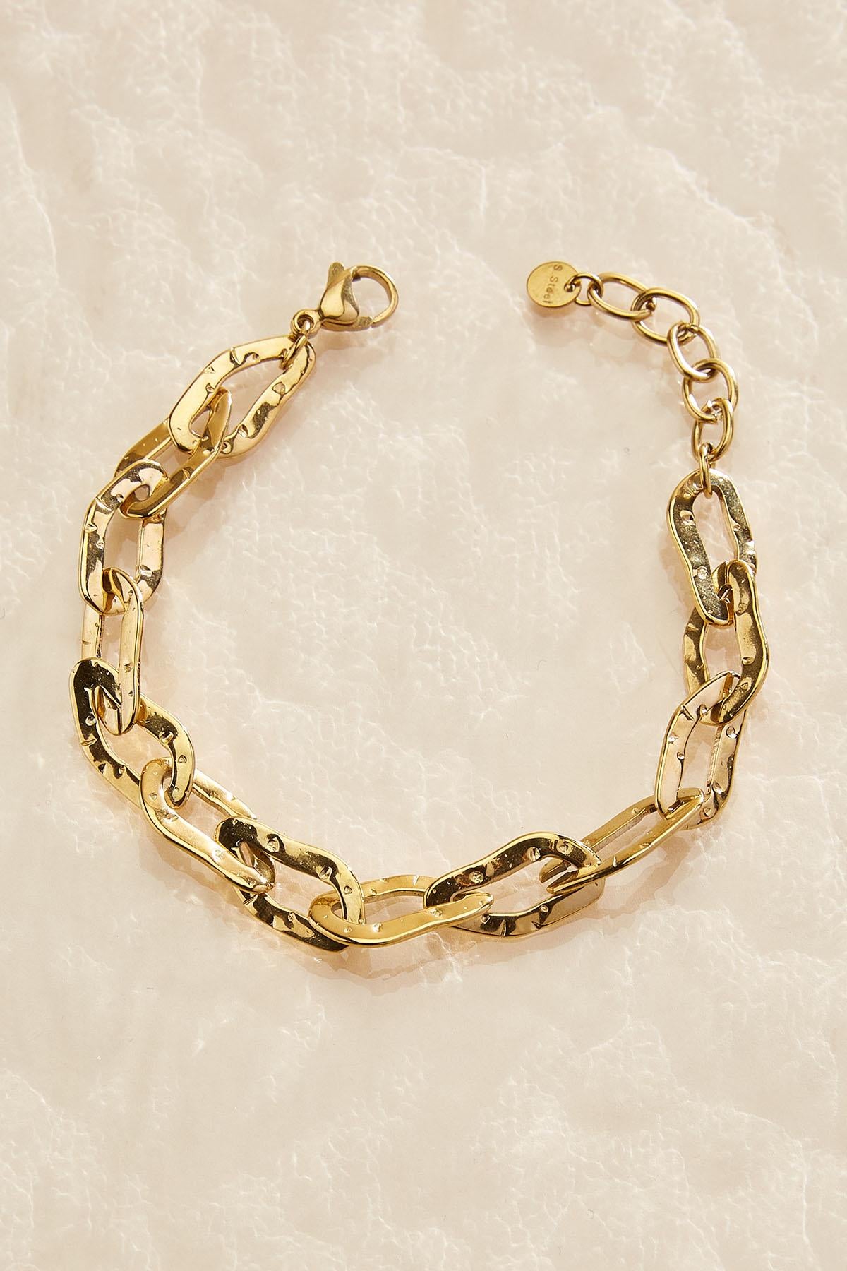 Versona waterproof chain link bracelet GOLD
