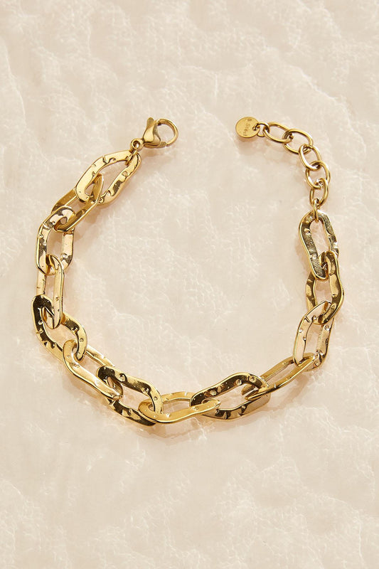 Versona waterproof chain link bracelet GOLD