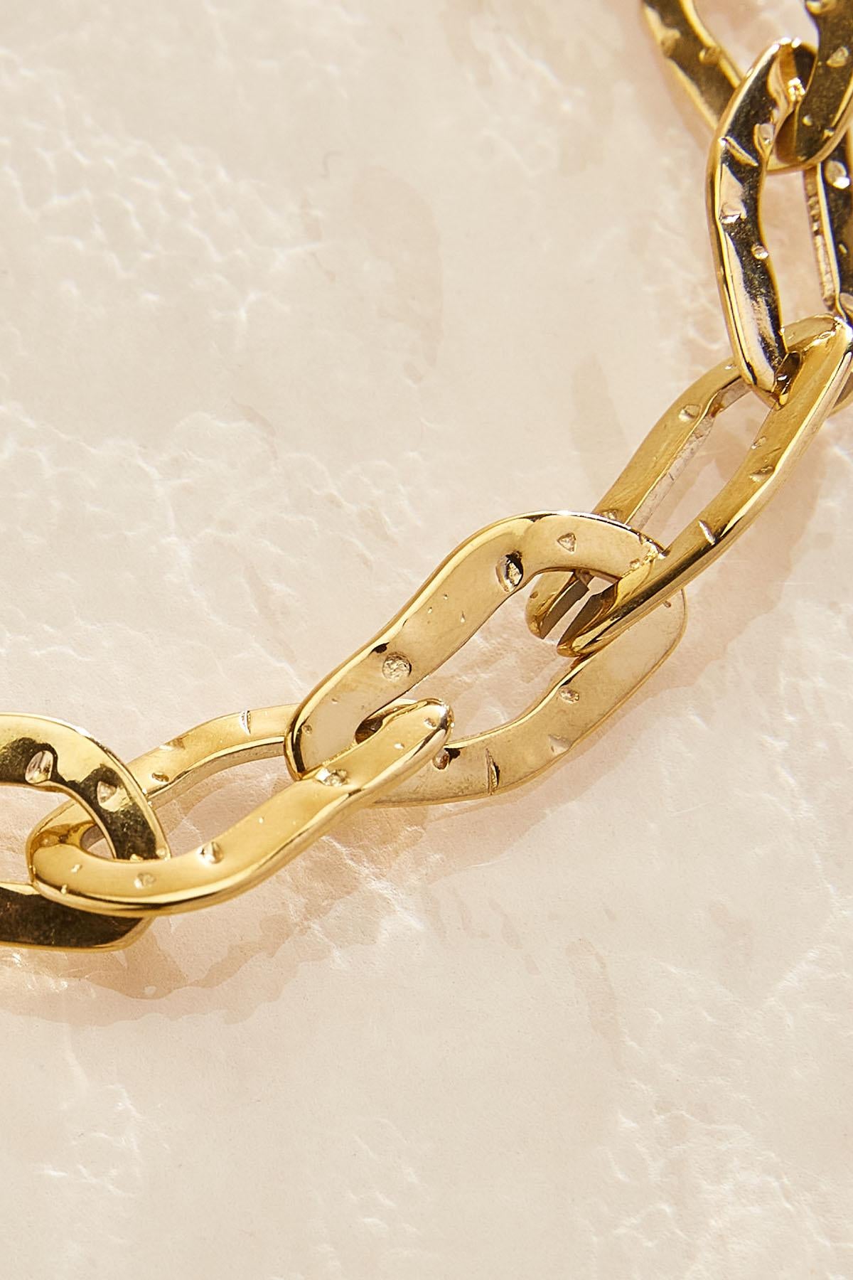 Versona waterproof chain link bracelet GOLD