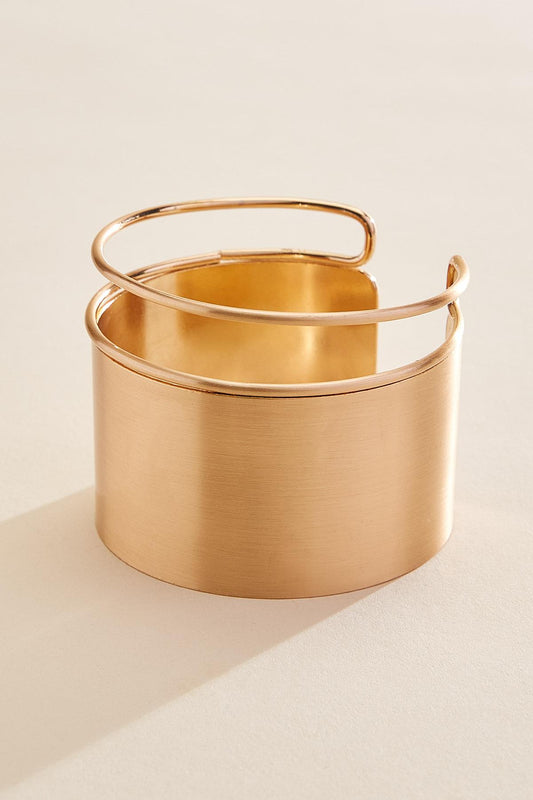 Versona gold statement cuff bracelet GOLD