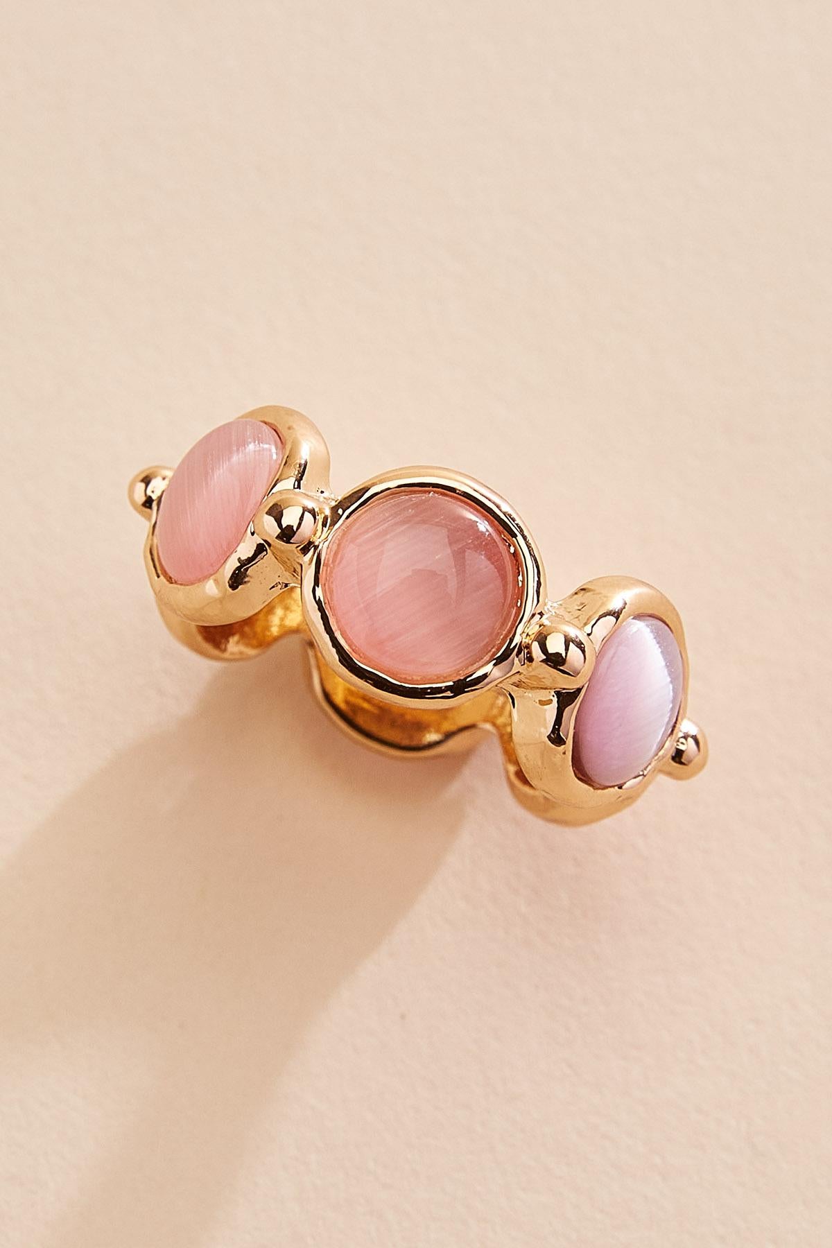 Versona semi- precious multicolor stone ring PINK_COSMOS