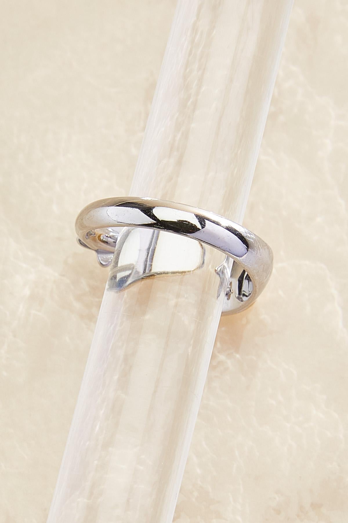 Versona waterproof two tone seashell open ring TWO_TONE